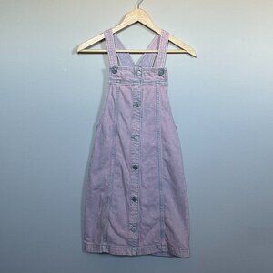GAP Kids Purple Button-Down Dress